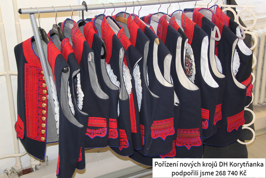Korytná - pořízení krojů